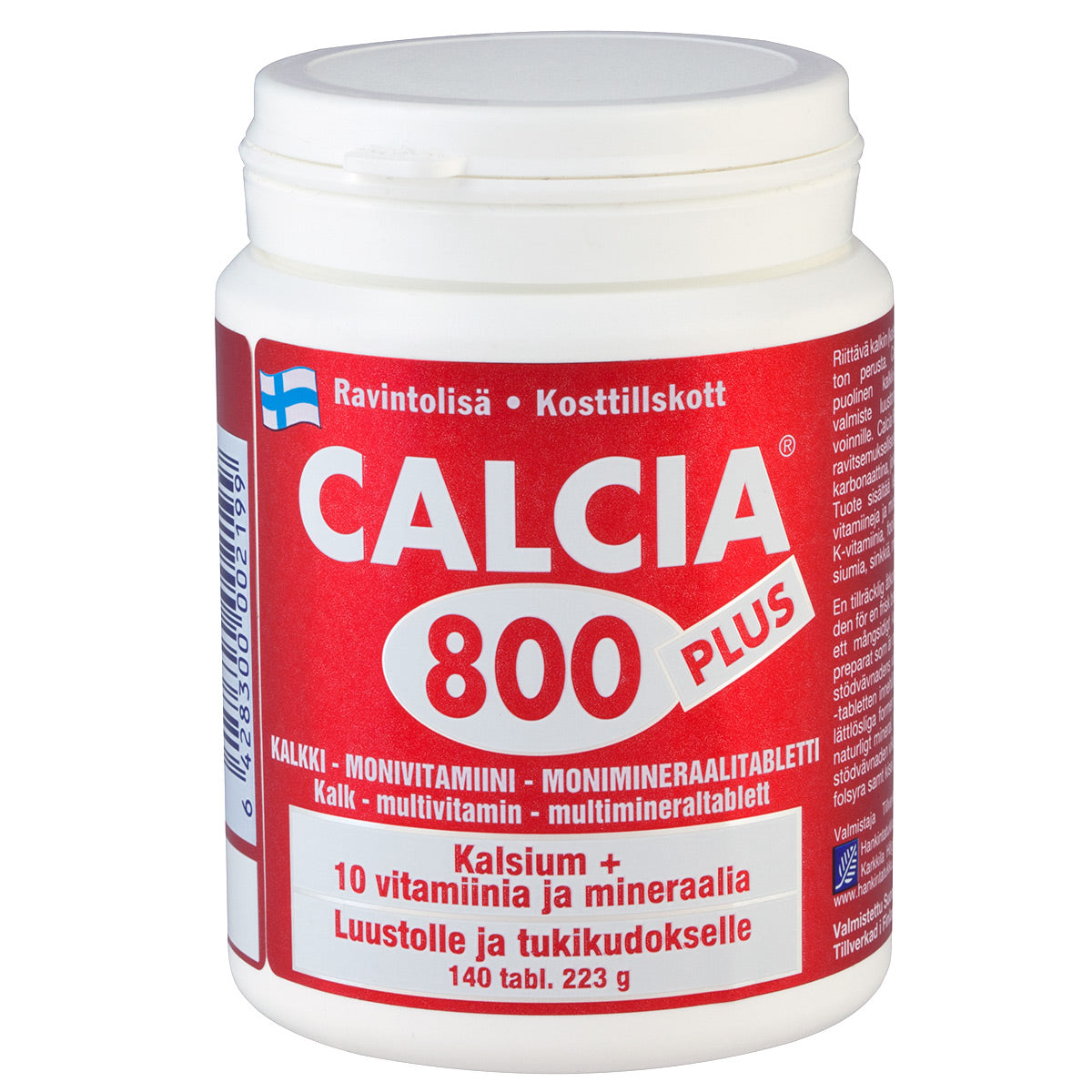 Calcia 800 Plus - Kalkki-monivitamiini-monimineraalitabletti 140 tabl.