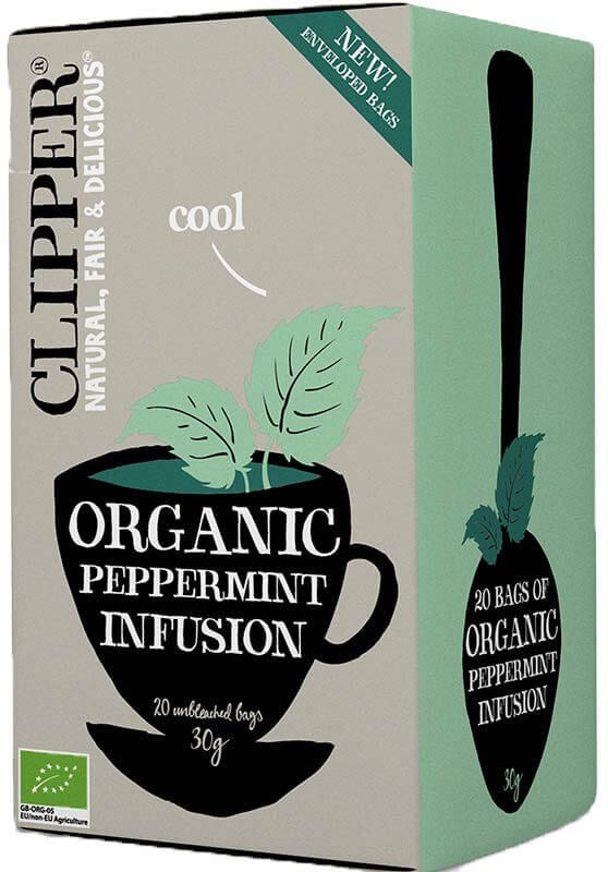 Clipper Organic Peppermint Infusion - Piparminttu Yrttitee 20 teepussia