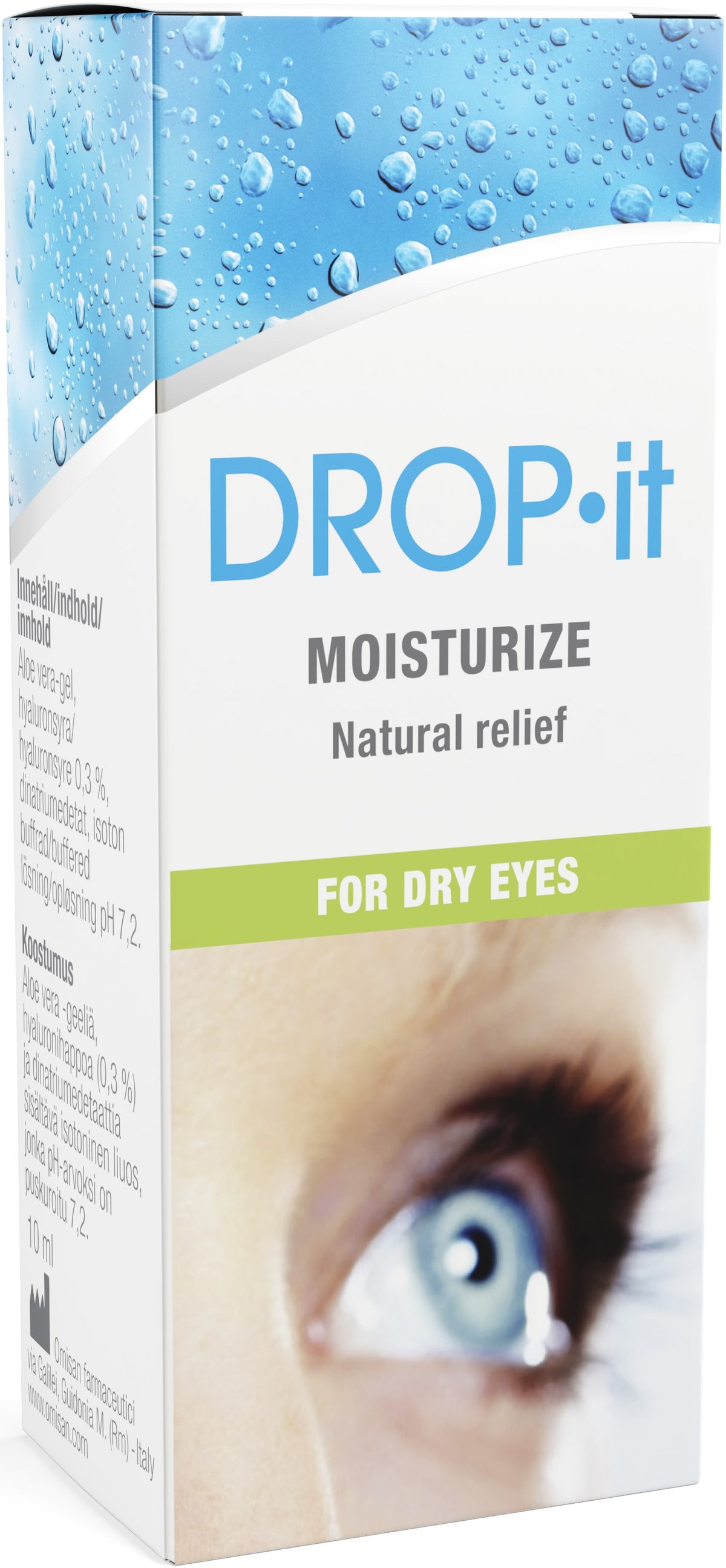Drop-It Moisturize for Dry eyes - Silmätipat kuiville silmille 10 ml