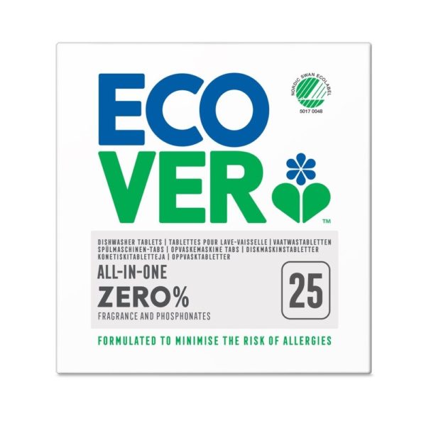 Ecover All-In-One Zero - Konetiskitabletit 25 kpl