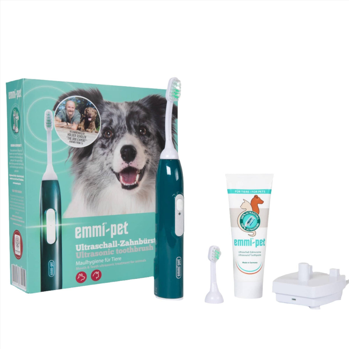 emmi®-pet Ultraäänihammasharja 1.0 - hammasharja koirille