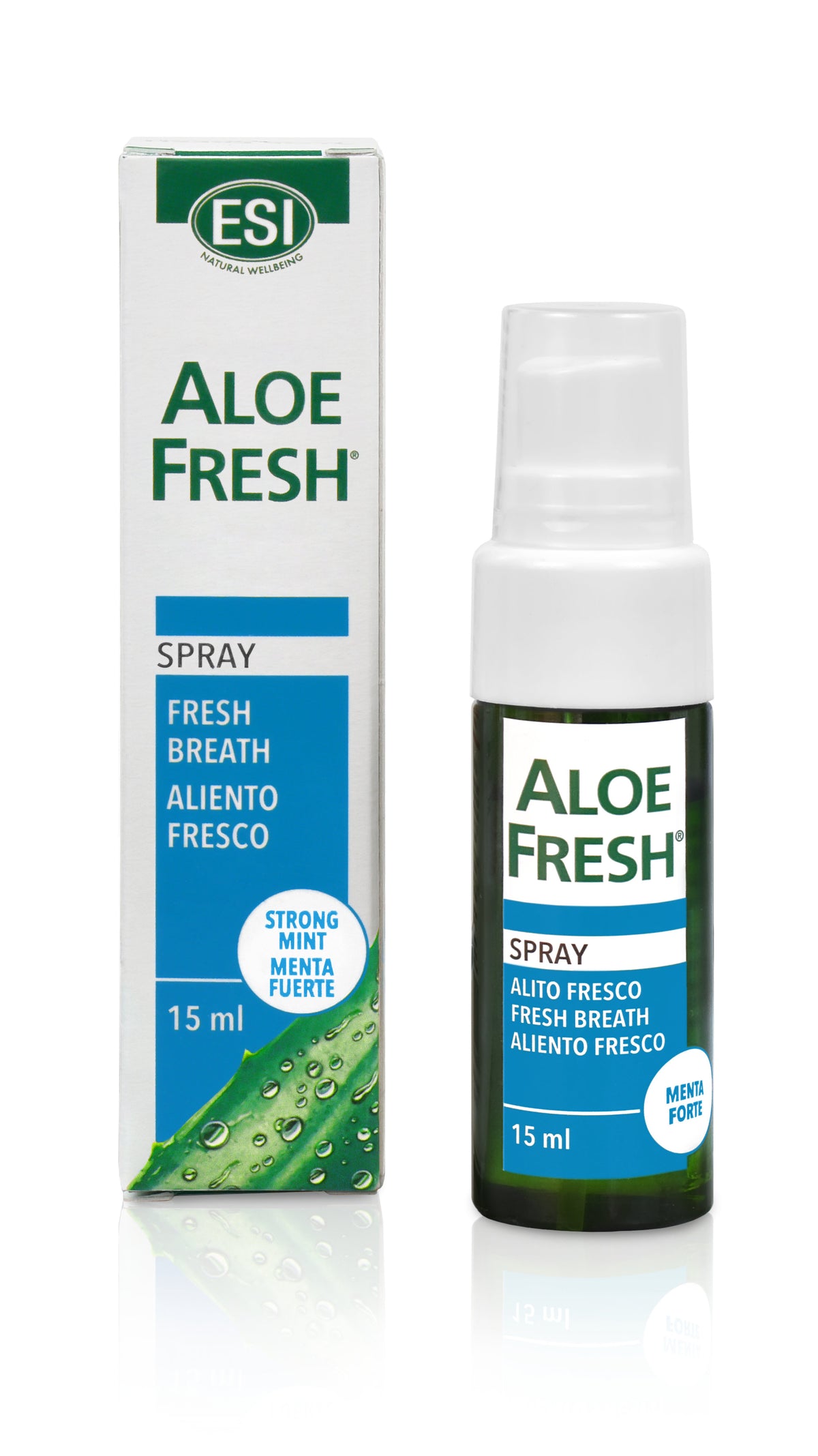 Esi Aloe Fresh Spray Strong Mint - Suusuihke 15 ml
