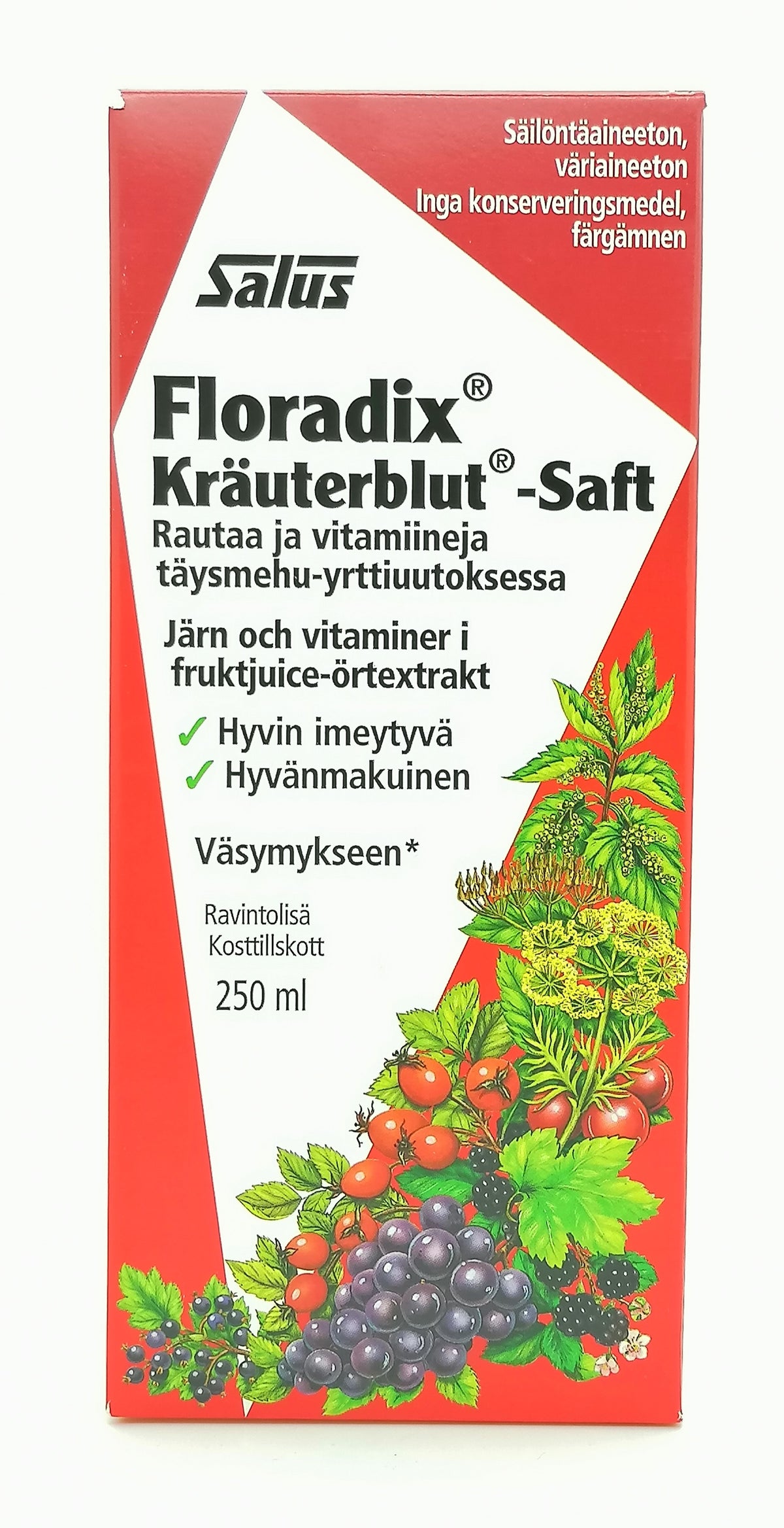 Floradix Rautavalmiste 250 ml