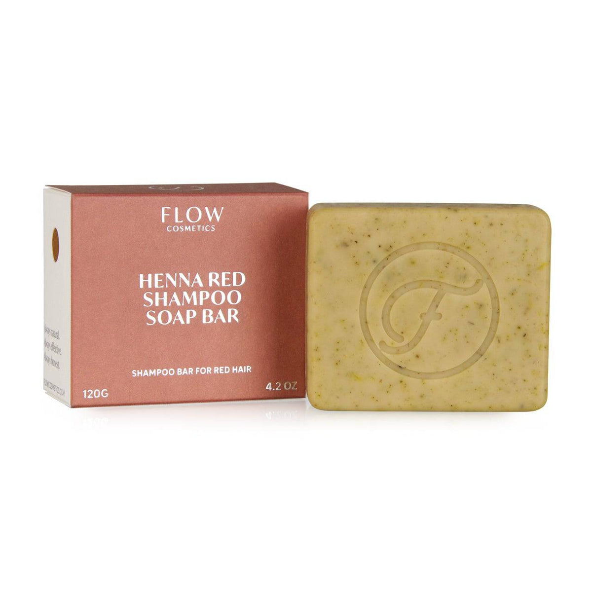 Flow Henna Red Shampoo Soap Bar - shampoopala punaisille hiuksille 120 g