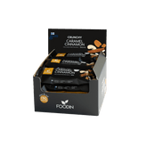 Foodin Crunchy Collagen Protein Bar Caramel Cinnamon - Kollageeniproteiinipatukka Tukkupakkaus 12 x 50g - Sinunapteekki.fi