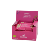Foodin Granola Almond Cranberry - Välipalapatukka Tukkupakkaus 12 x 40 g