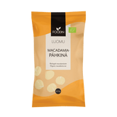 Foodin Macadamiapähkinä 500 g - Luomu - Päiväys 03/2025 - Sinunapteekki.fi