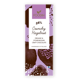 Foodin Crunchy Hazelnut raakasuklaa 56%