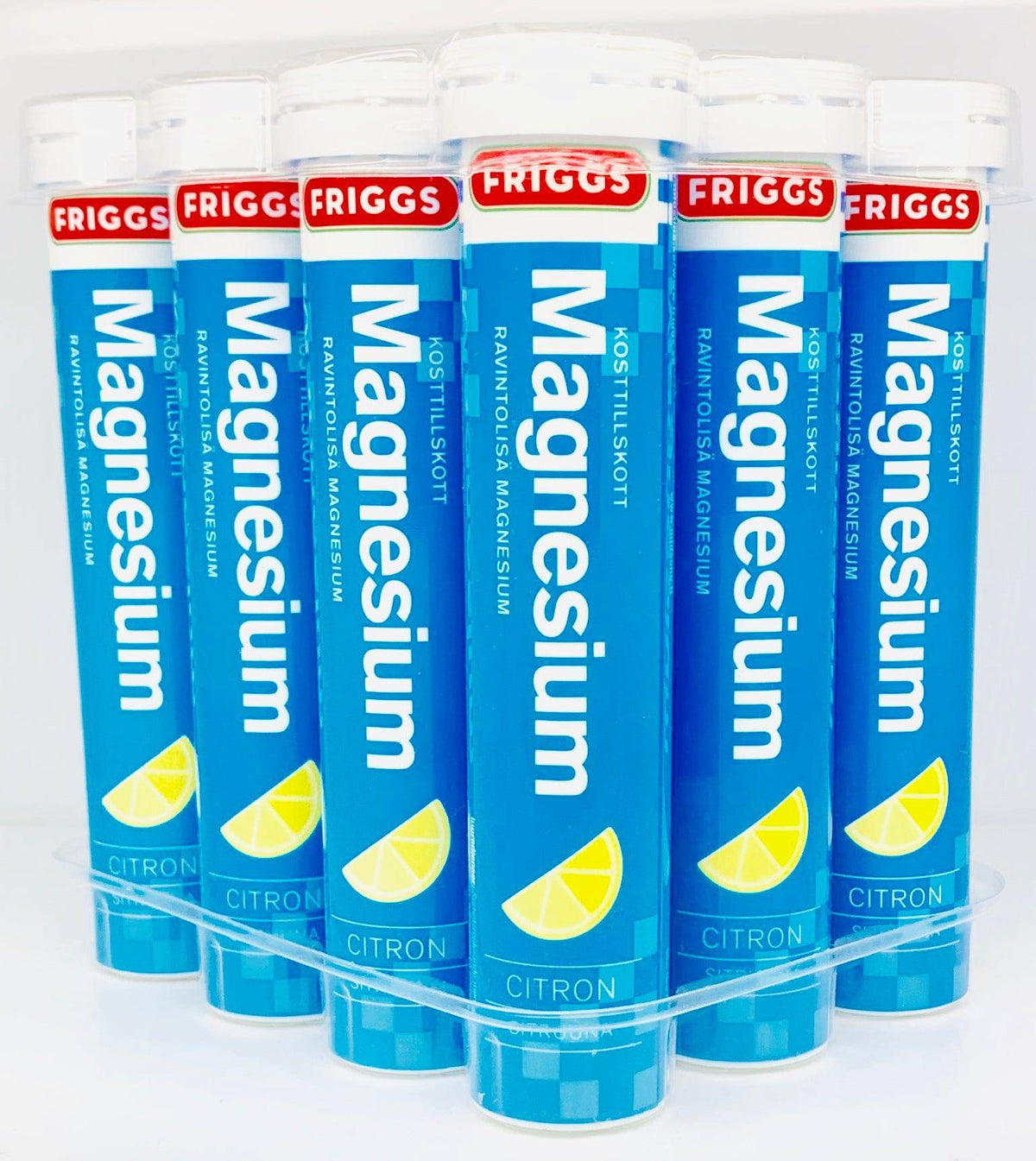 Friggs Magnesium Poretabletti Sitruuna 12 x 20 tabl. - Sinunapteekki.fi