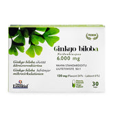 Ginkgo Biloba Neidonhiuspuu 6.000 mg 30 kaps.
