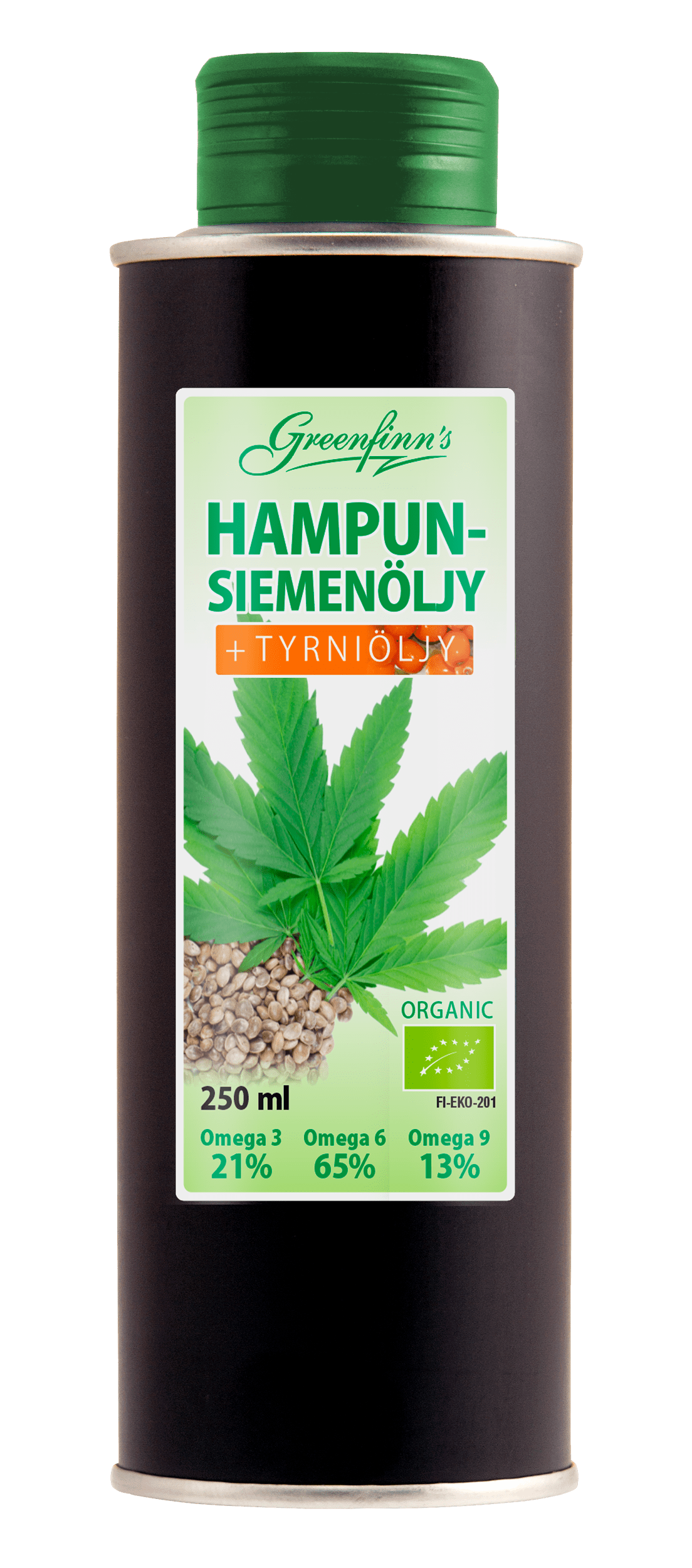 Greenfinn's Hampunsiemenöljy + Tyrniöljy 250 ml