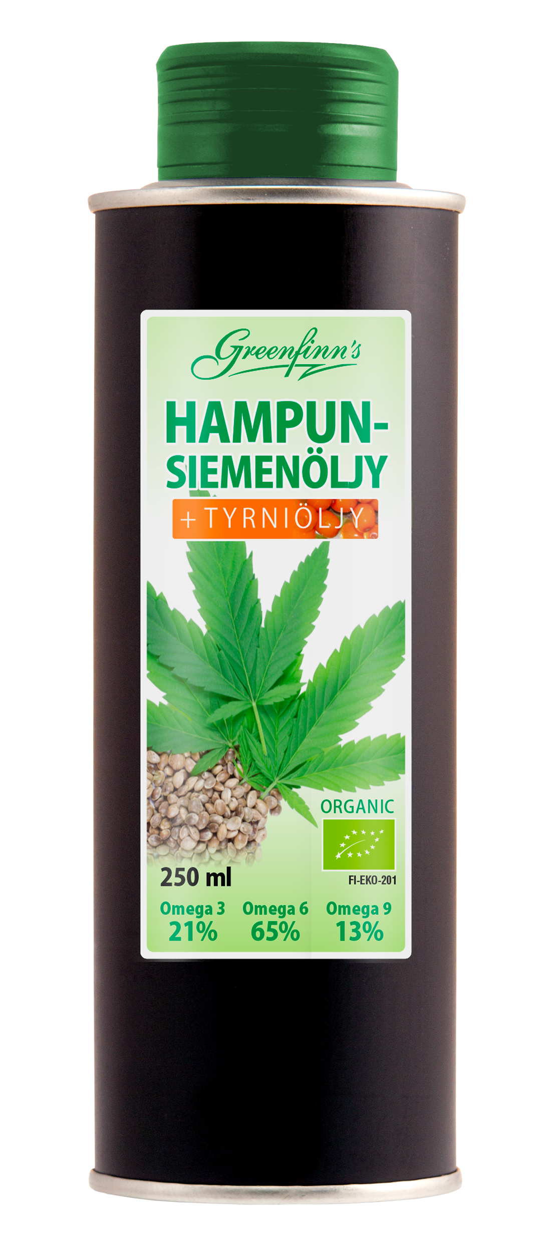 Greenfinn's Hampunsiemenöljy + Tyrniöljy 250 ml