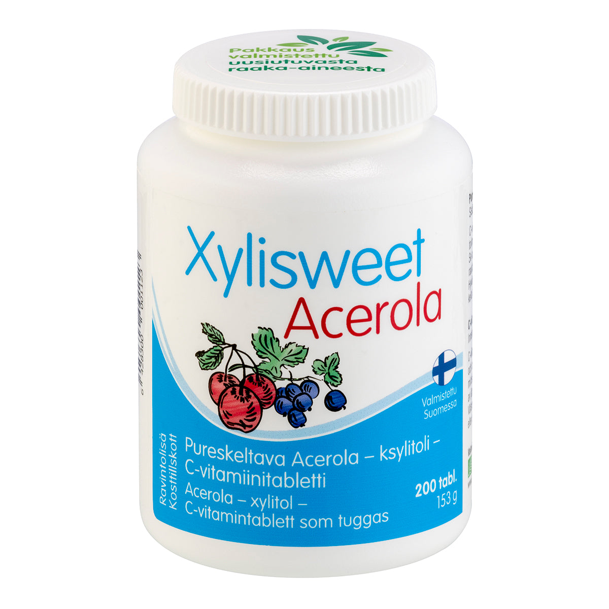 Xylisweet Acerola 75 mg - Acerola - ksylitoli - C-vitamiinitabletti 210 tabl.