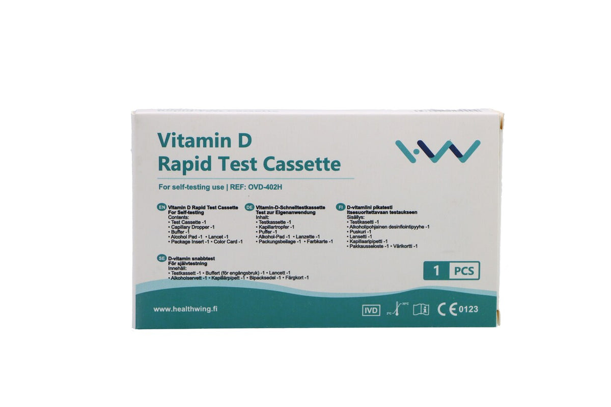 H&W D-vitamiini Pikatesti 1 kpl