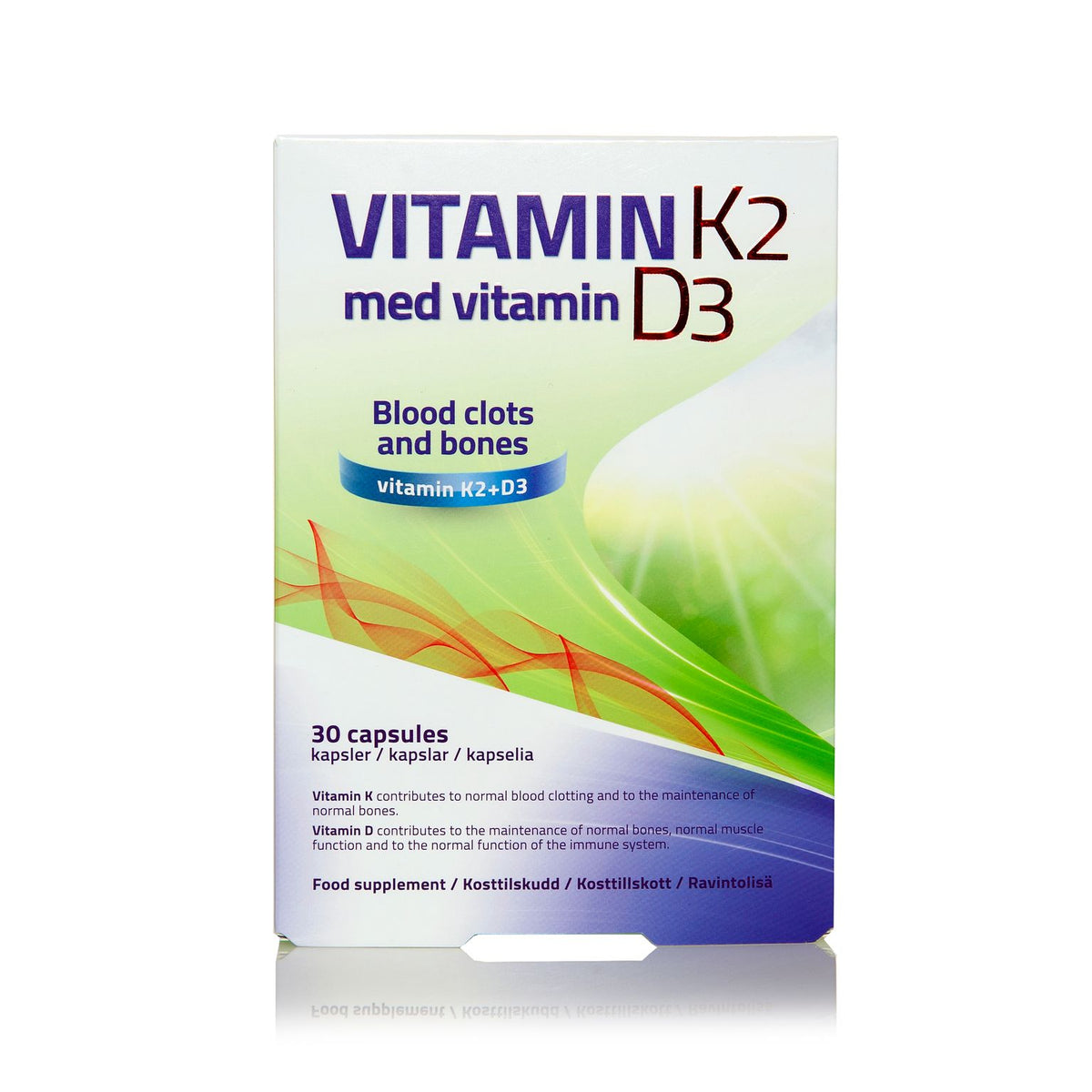 Vitamin K2 + D3 30 vegekaps - Päiväys 05/2024