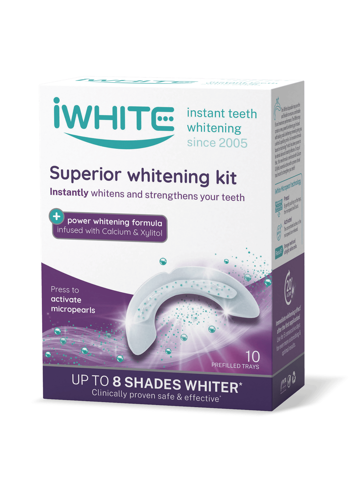 iWhite Superior Whitening Kit - valkaisumuotit 10 x 0,8 g