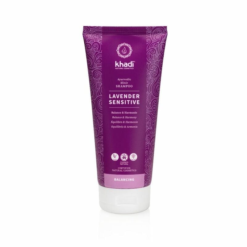 Khadi Lavender Sensitive Shampoo - Hellävarainen shampoo herkälle hiuspohjalle 200 ml