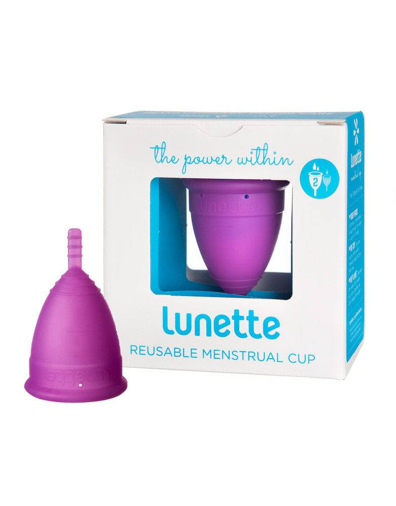 Lunette kuukautiskuppi Violetti, koko 2