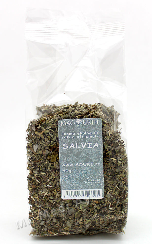 MacUrth Kuivattu Salvia - luomu 50 g - Päiväys 02/2024