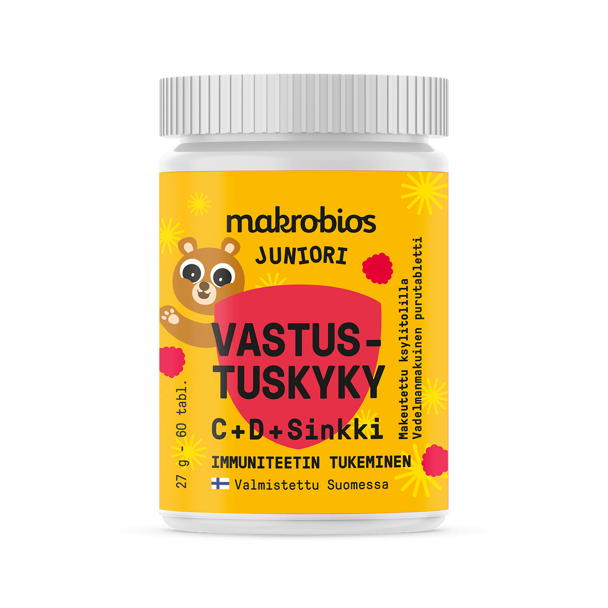 Makrobios Juniori Vastustuskyky - Monivitamiini-hivenainetabletti 60 tabl