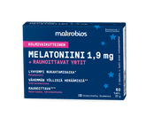 Makrobios Melatoniini 1,9 mg + Rauhoittavat Yrtit 60 tabl.