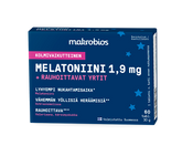 Makrobios Melatoniini 1,9 mg + Rauhoittavat Yrtit 60 tabl.