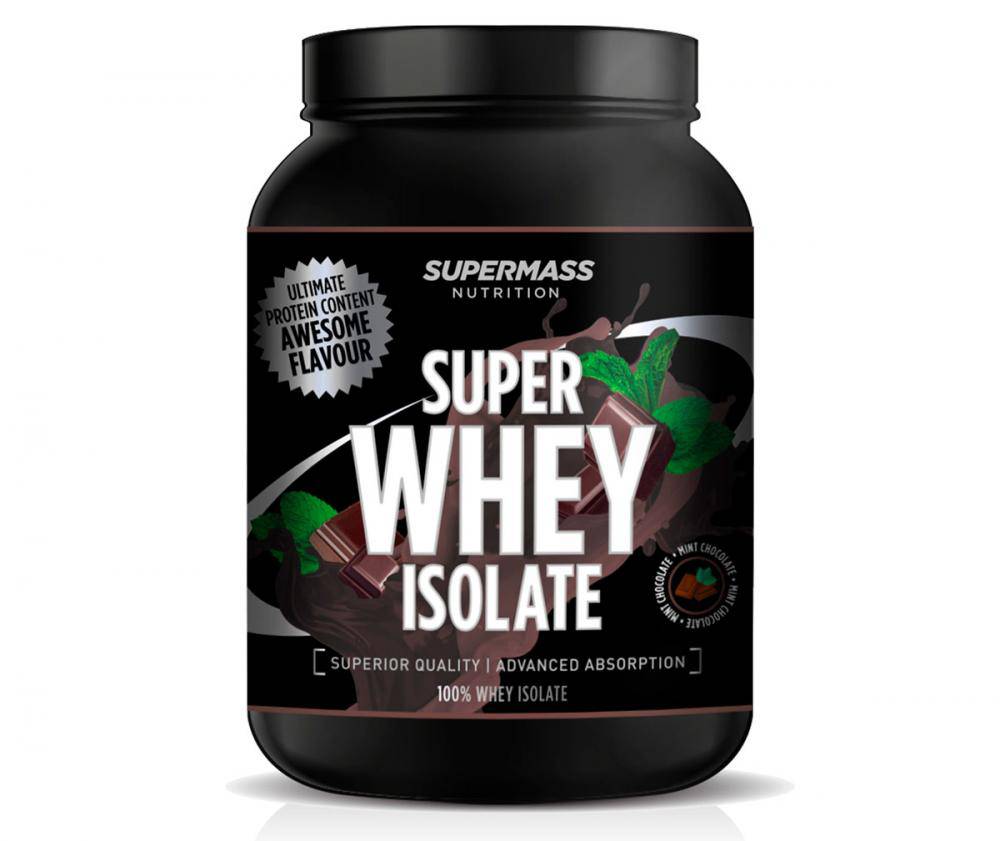 Supermass Nutrition Super Whey Isolate Minttusuklaa 1300 g