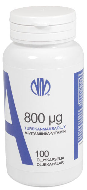 Natura Media A-vitamiini 800 µg 100 kaps.