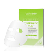 Neutriherbs Hyaluronic Acid Facial Sheet Mask - Hyaluronihappo kasvonaamio 4 kpl