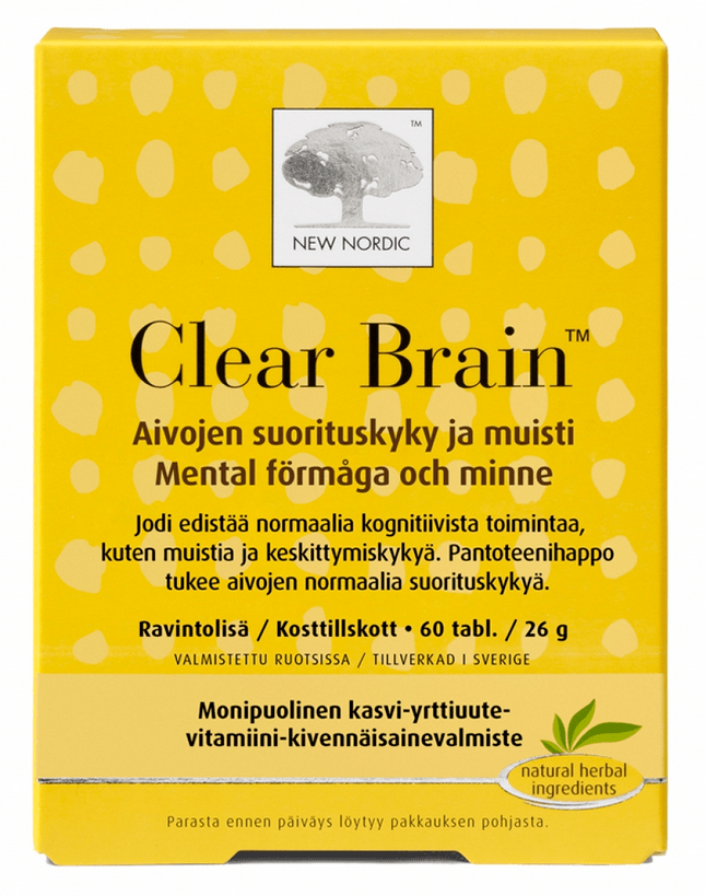 New Nordic Clear Brain 60 tabl.