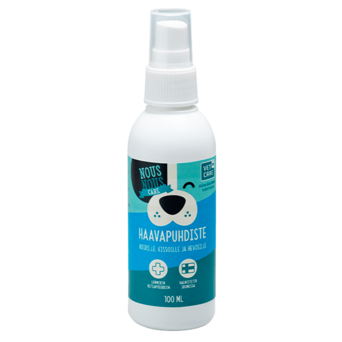 Nous Nous Haavapuhdiste Koirille, kissoille ja hevosille 100 ml - poistuu - Sinunapteekki.fi