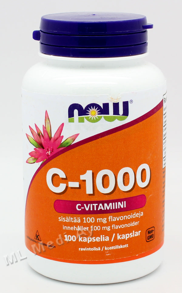 Now Foods C-1000 C-Vitamiini 100 kaps.