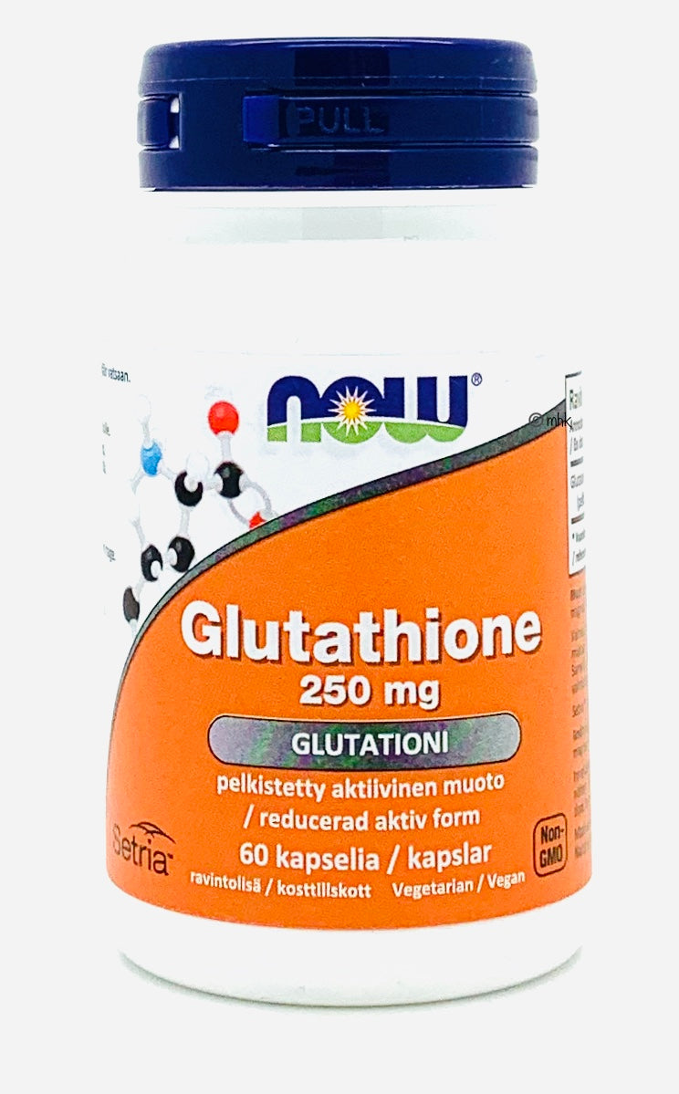 Now Foods Glutathione 250 mg 60 kaps. - Glutationi