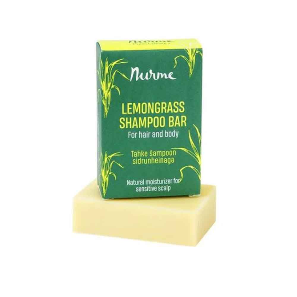 Nurme Lemongrass Shampoo Bar - Sitruunaruoho Palashampoo 100 g