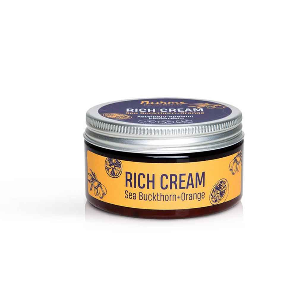 Nurme Rich Cream Sea Buckthorn + Orange - uudistava vartalovoi 100 ml - 07/2024