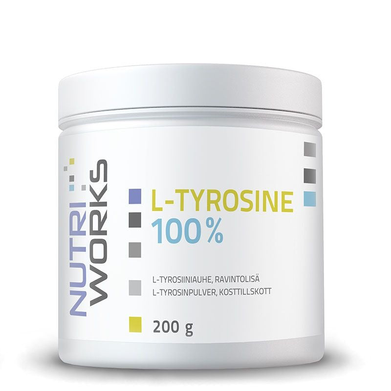 Nutri Works L-Tyrosine 100% - L-tyrosiinijauhe 200 g