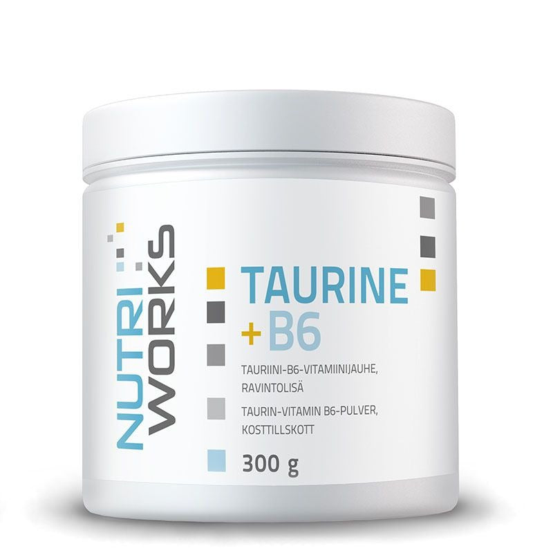 Nutri Works Taurine + B6 - tauriini-B6-vitamiinijauhe 300 g
