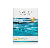 Immitec Omega-3 Vitamin D3+E 60 kaps.