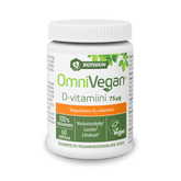 Bioteekin OmniVegan D-Vitamiini 75 µg 60 kaps.