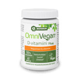 Bioteekin OmniVegan D-Vitamiini 75 µg 60 kaps. - Päiväys 30/06/2024