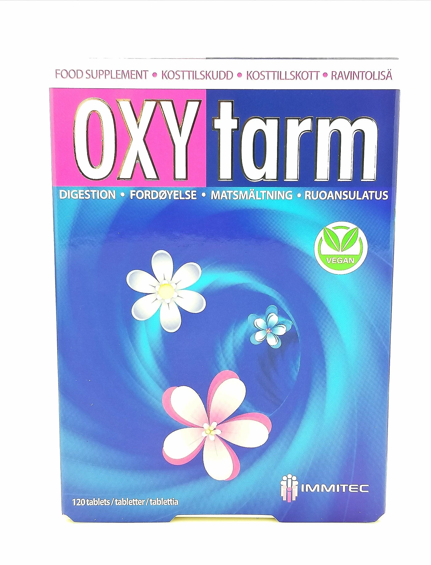 Oxytarm 120 tabl. - Päiväys 12/2024 - Sinunapteekki.fi