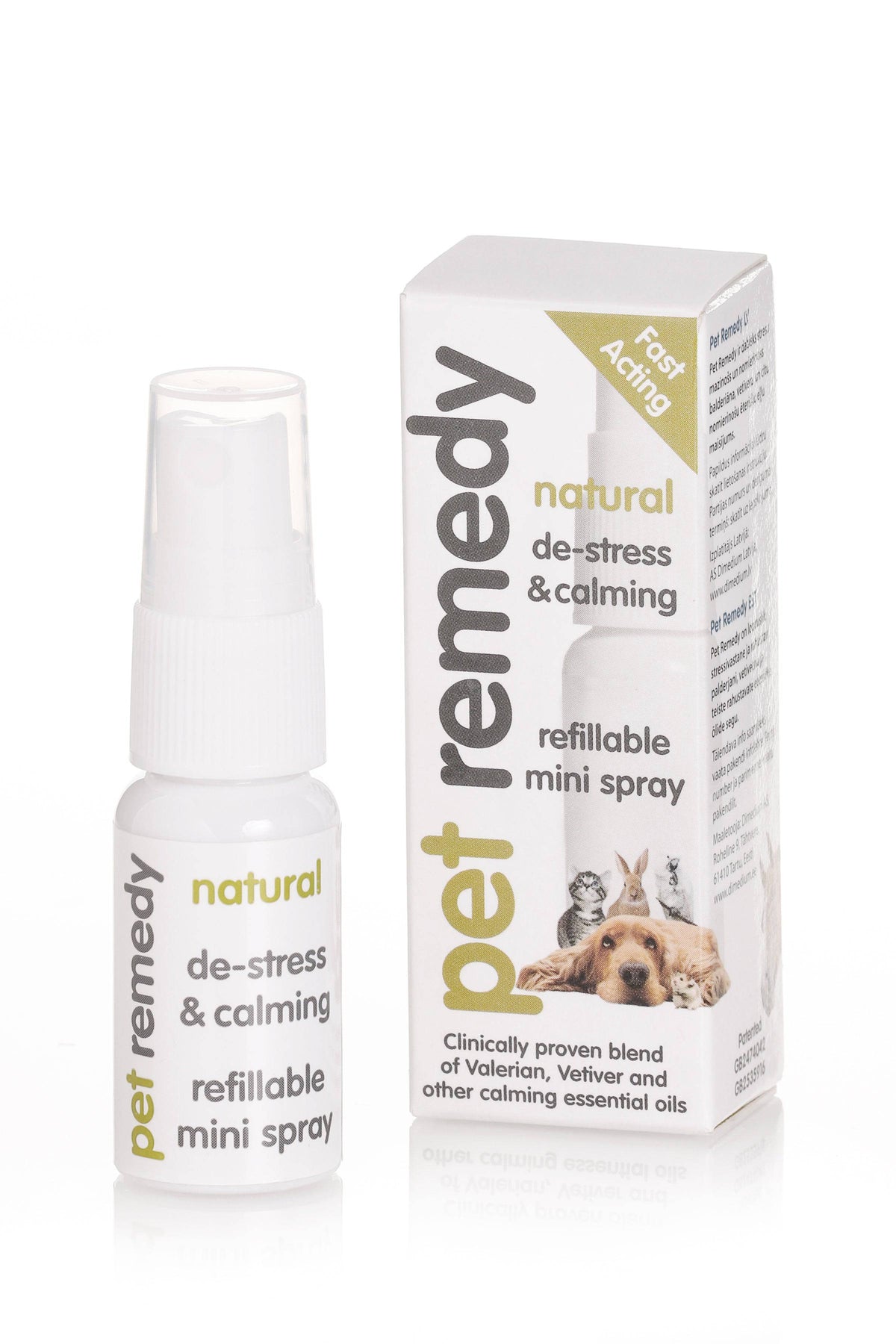 Pet Remedy Natural De-Stress & Calming - Matkasuihke eläimille 15 ml