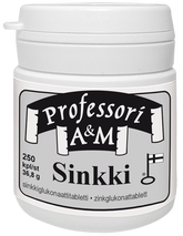 Professorin Sinkki - Sinkkiglukonaattia 15 mg