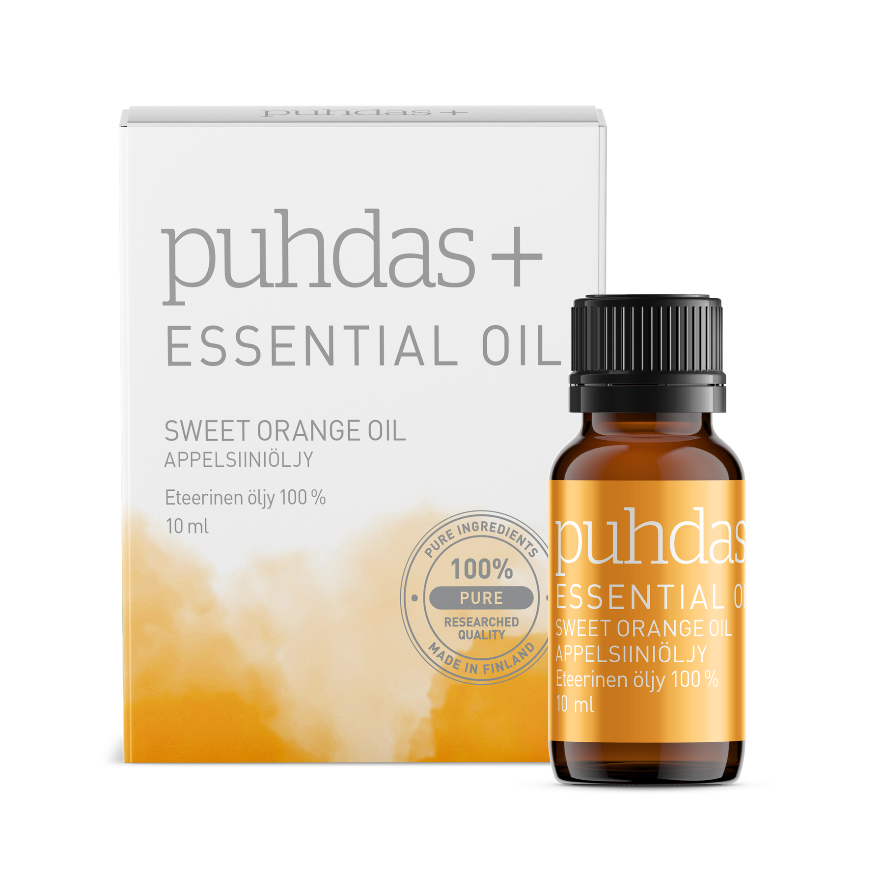 Puhdas+ Essential Oil Sweet Orange Oil 10 ml - Appelsiiniöljy