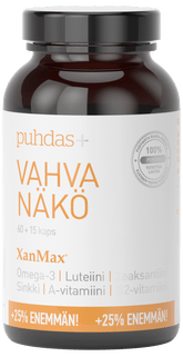 Puhdas+ Vahva Näkö 60+15 kaps. - Sinunapteekki.fi