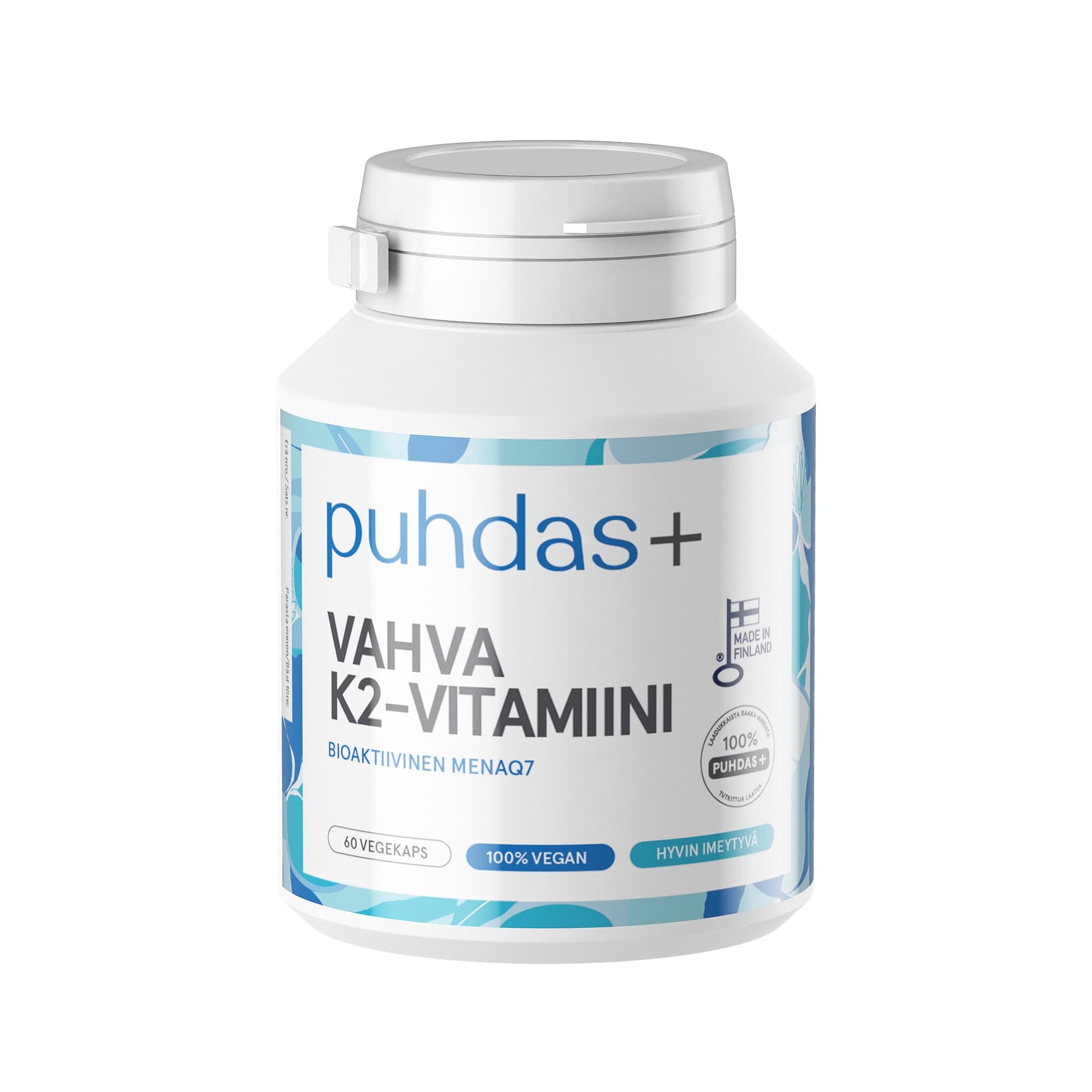 Puhdas+ Vahva K2-vitamiini 60 kaps.