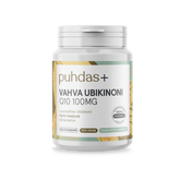 Puhdas+ Vahva Ubikinoni CoQ10 100 mg 100 + 25 vegekaps.