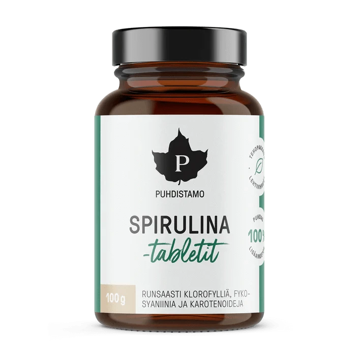 Puhdistamo Spirulinatabletit noin 200 tabl. / 100 g