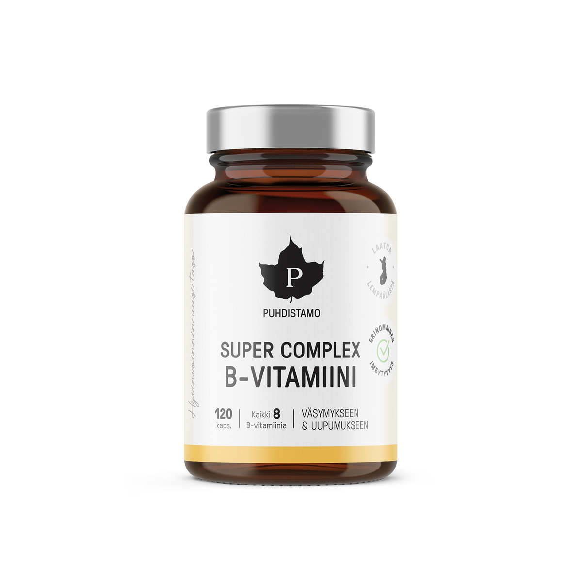 Puhdistamo Super Complex B-vitamiini 120 kaps.