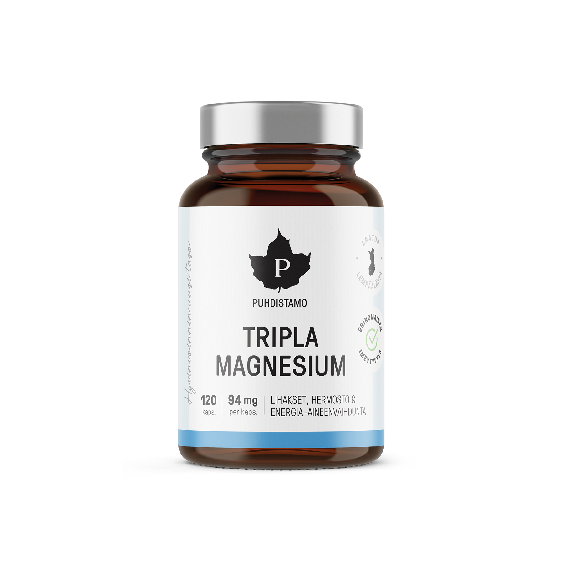 Puhdistamo Tripla Magnesium 120 kaps.